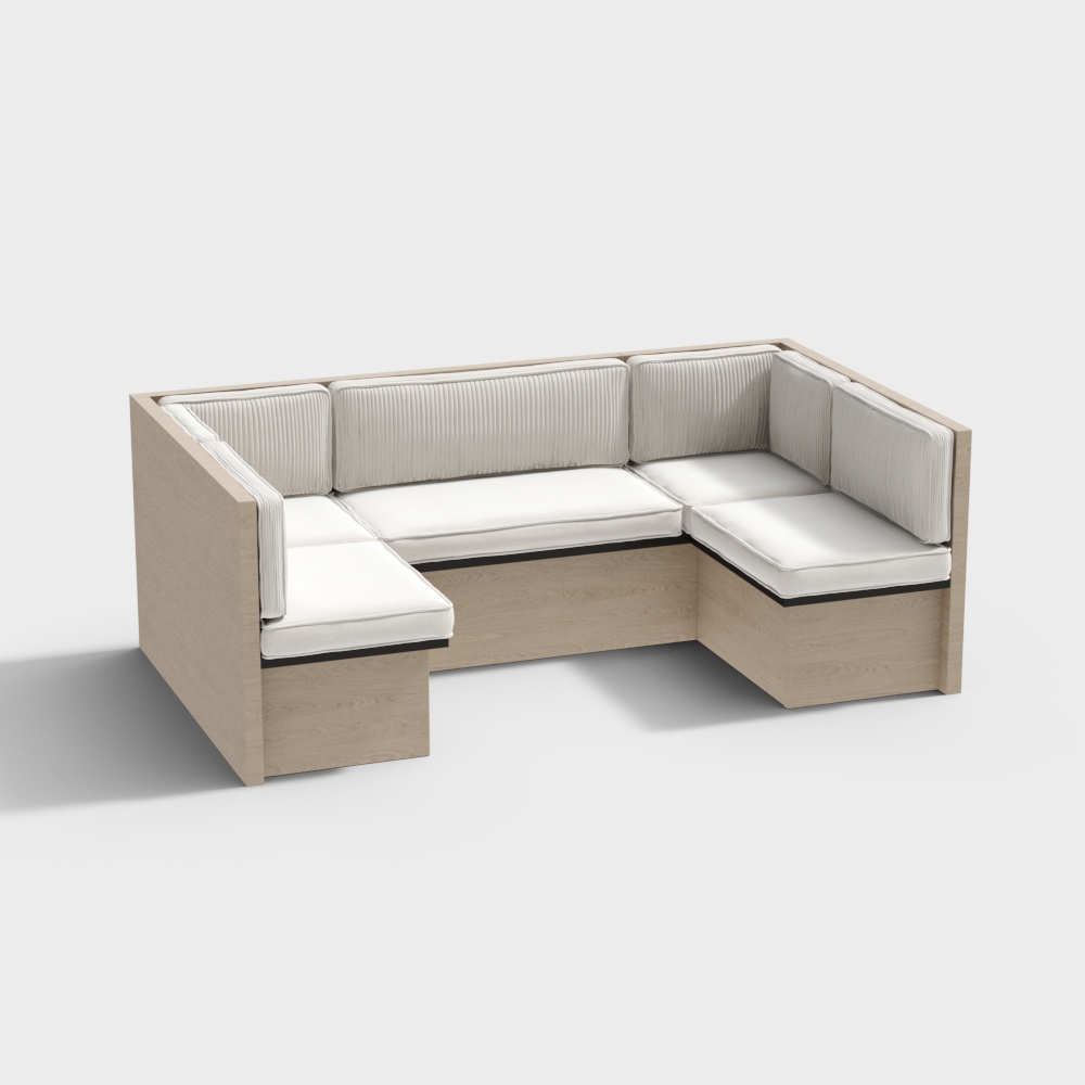 Booth sofa booth Dining table chair restaurant boo