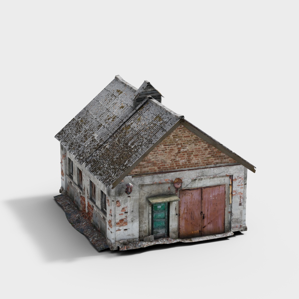 Abandoned Cabin 3D Model