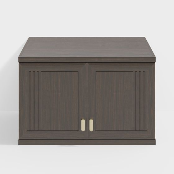 Elegant Minimalist Storage Cabinet 3D model
