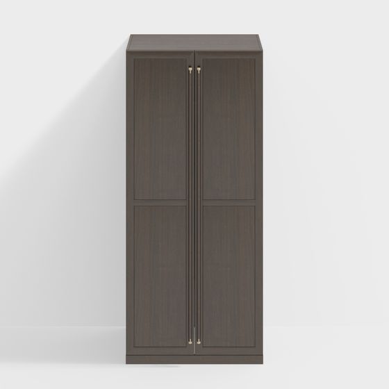 Elegant Minimalist Storage Cabinet 3D model