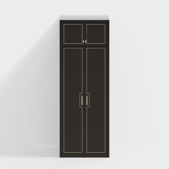 Art Deco Wardrobe 3D model
