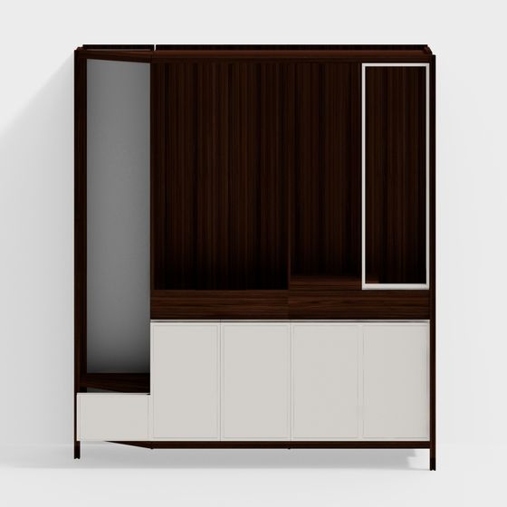 Urban Bookshelf 3D model