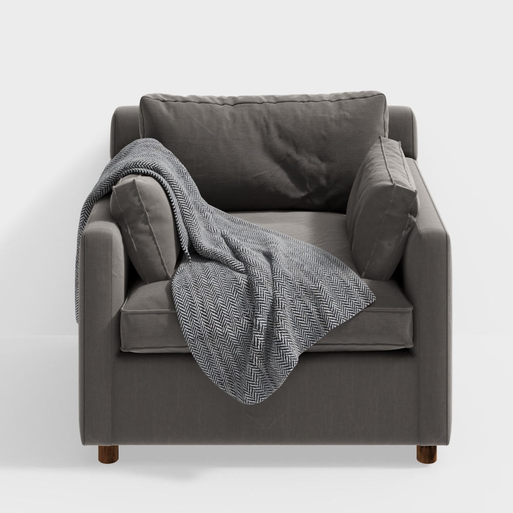 Современное односпальное кресло