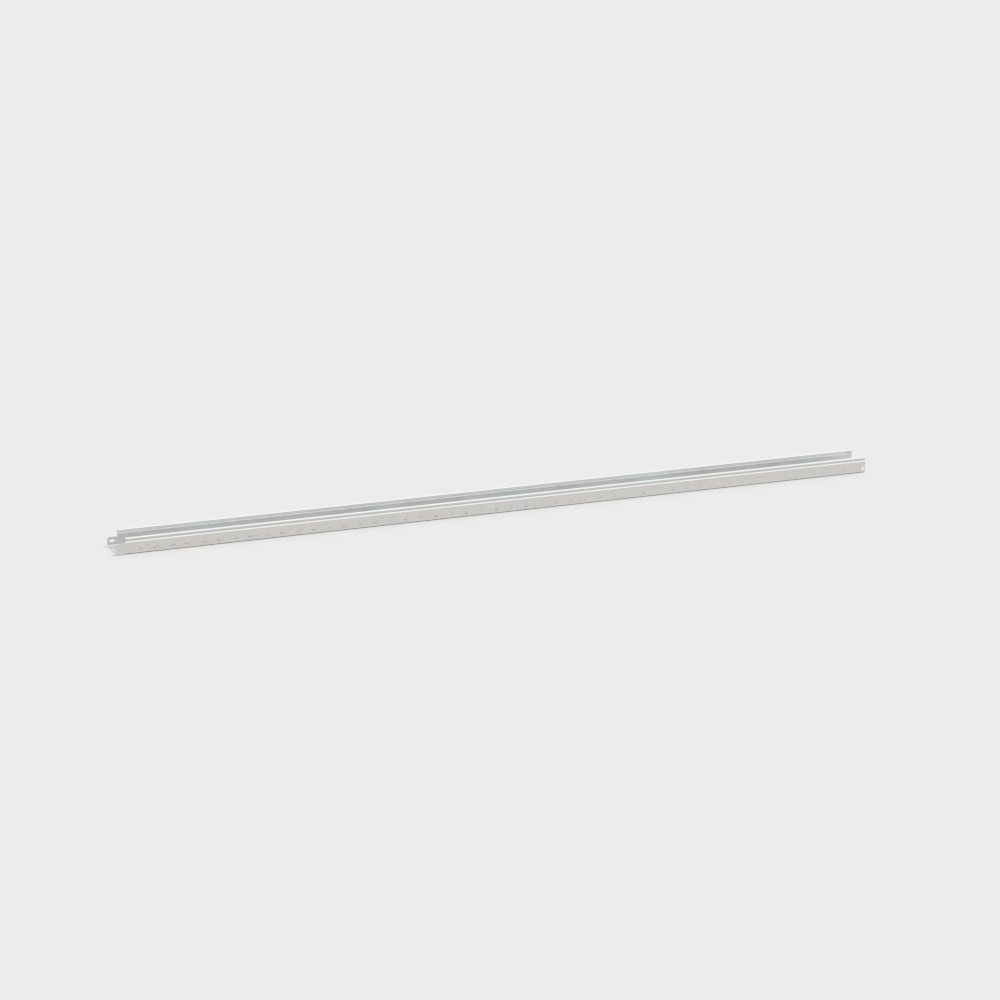 Minimalist Aluminum Track 3D model for Creative Projects