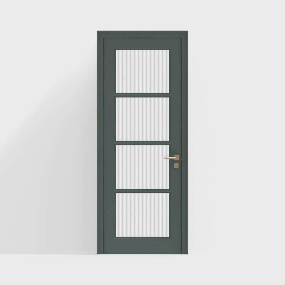 Modern Single Door Glass