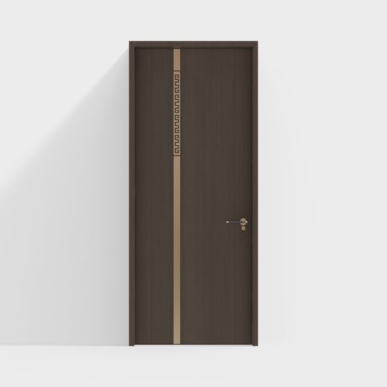 Art Deco Door 3D Model - Elegance Meets Minimalism