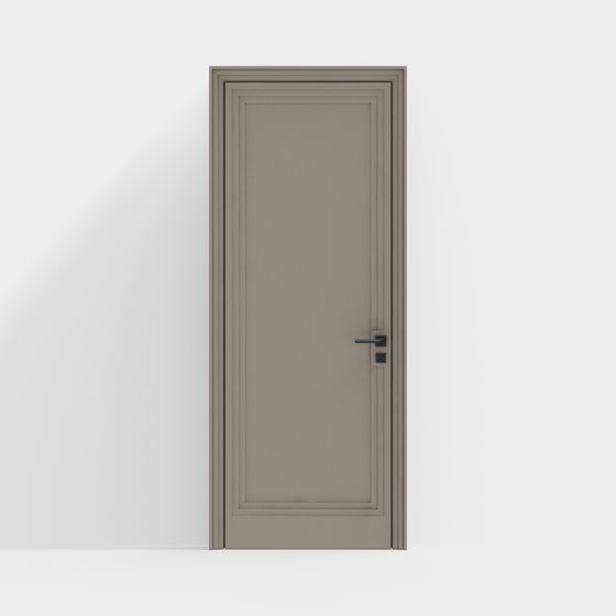 Urban Door 3D model: A Blend of Modern Minimalism and Classic Elegance