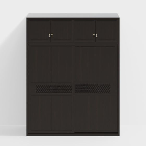 Stylish Storage Cabinet 3D model for Modern Interiors