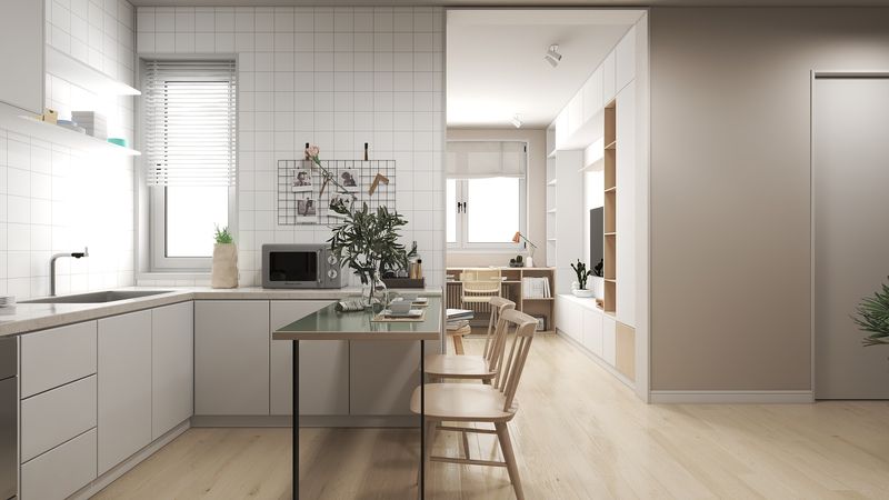 Modern Kitchen with Dining Area Ideas
