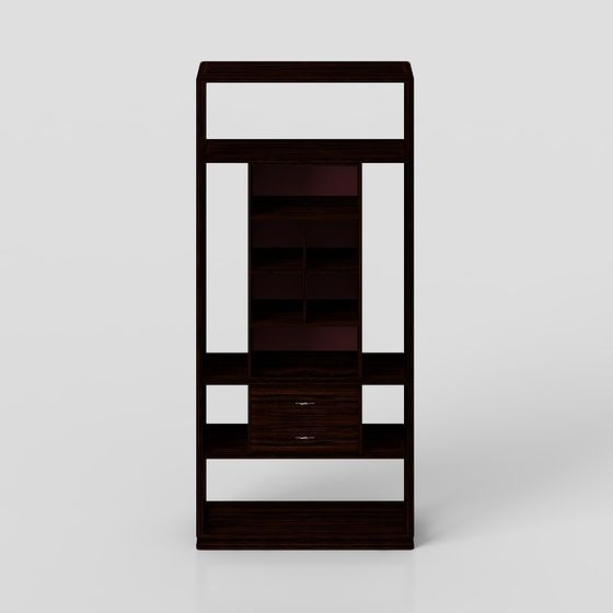 Urban Elegance Bookshelf 3D model
