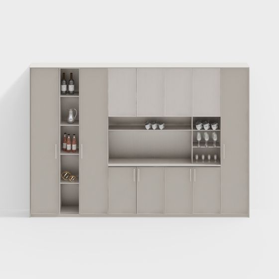 Urban Bar Cabinet 3D model