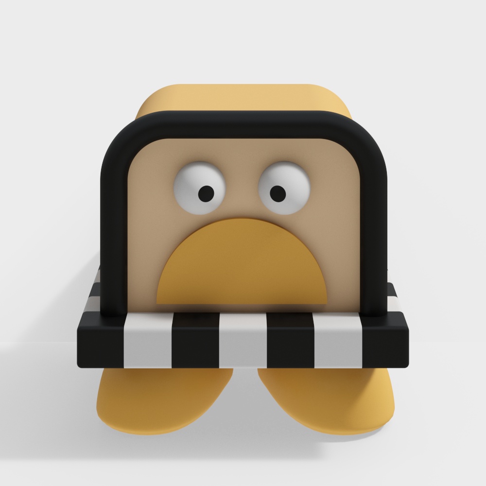 モダンな子供向け漫画のベッドサイドテーブル