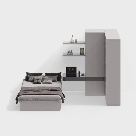 City Retreat Low-Poly 3D Model