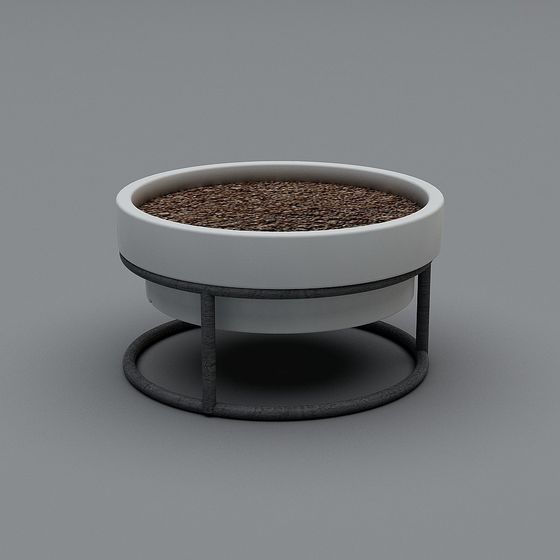 Stylish Floating Planter 3D model for Modern Spaces