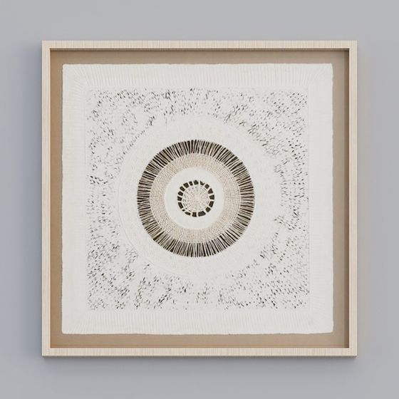 Abstract Round Woven Pattern 3D Model for Creative Projects