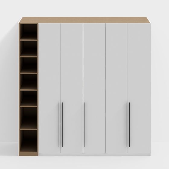 Urban Storage Cabinet 3D model for Modern Spaces