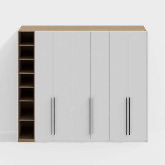 Urban Storage Cabinet 3D model for Modern Interiors