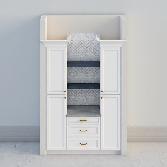 Urban Cabin Storage Cabinet 3D model