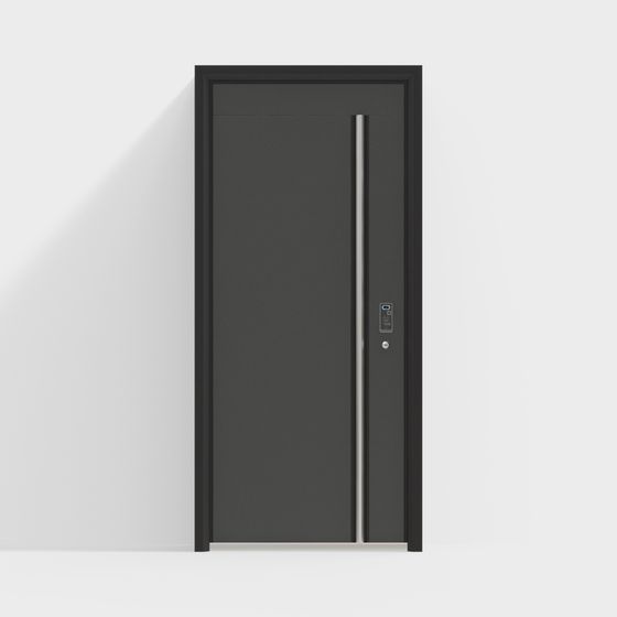Elegant Minimalist Door 3D Model