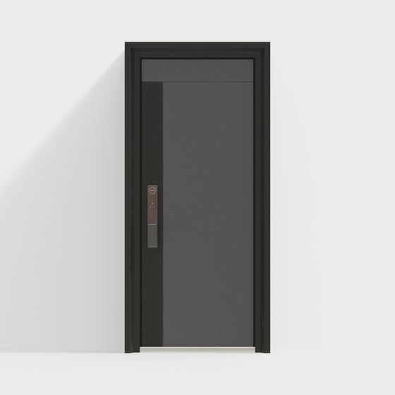 Futuristic Smart Door 3D model for Modern Spaces
