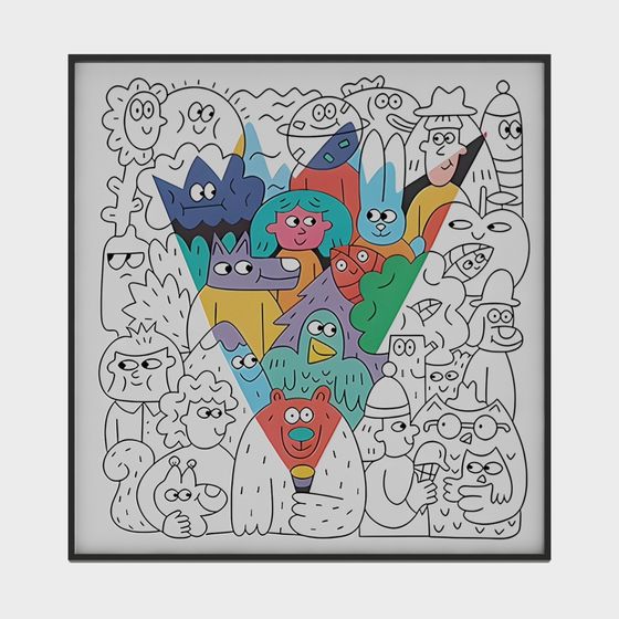 Fairy Tale Forest 3D model - Low Poly Art