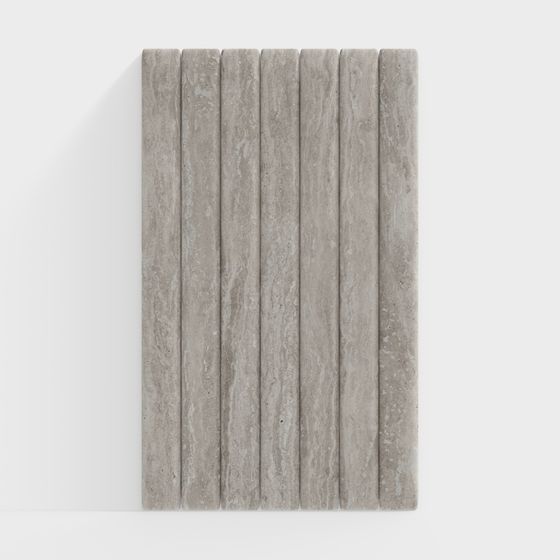 Minimalist Concrete Panel 3D model