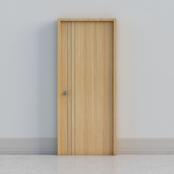 Minimalist Door 3D model for Creative Spaces