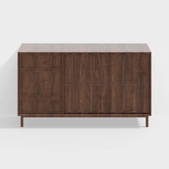 Mid-Century Modern Sideboard 3D model