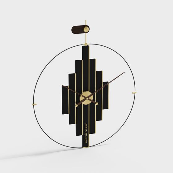 Timeless Elegance Clock 3D model