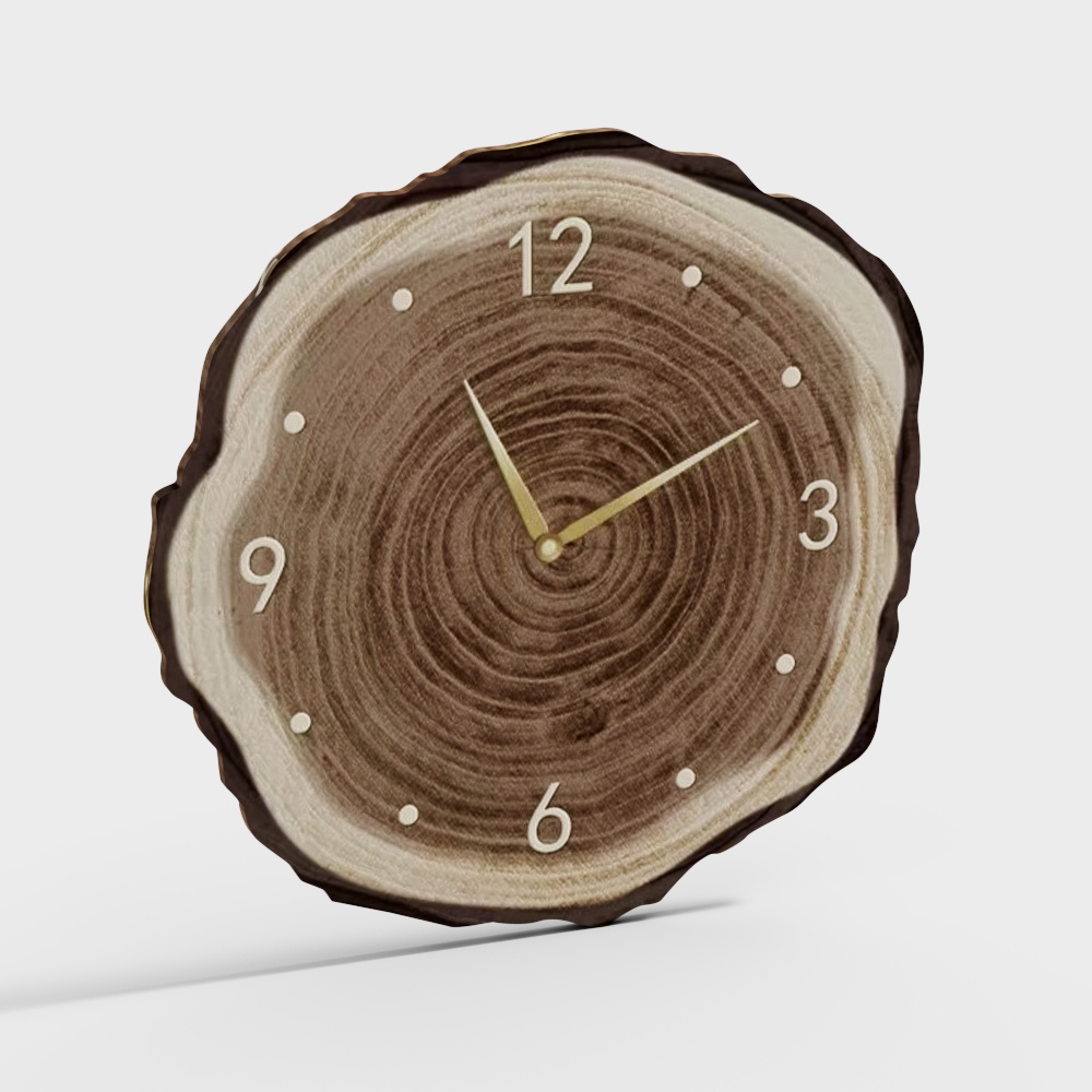 Modern Wooden Clock