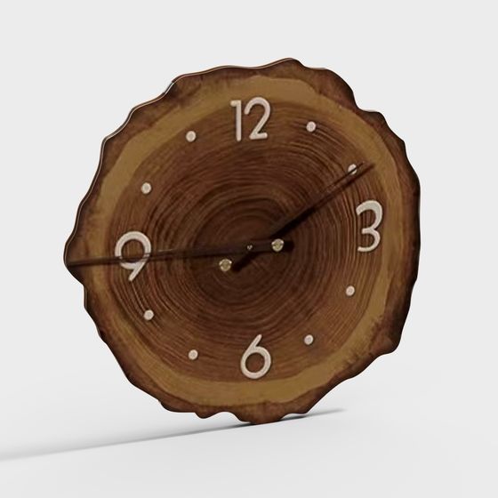 Natural Inspired 3D Clock Model