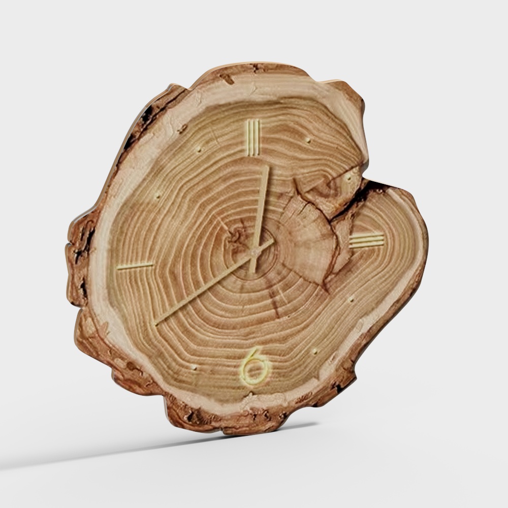 Horloge moderne en bois