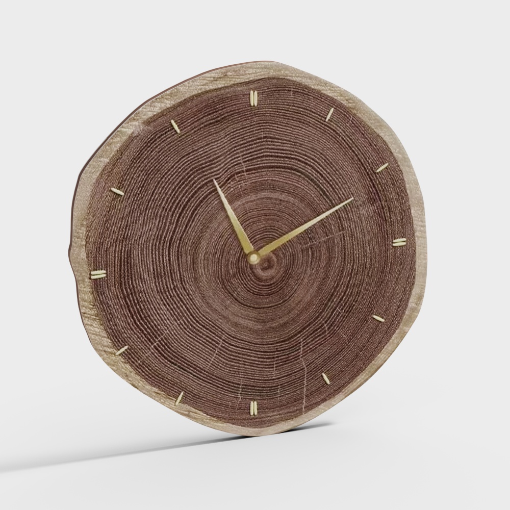 Horloge moderne en bois