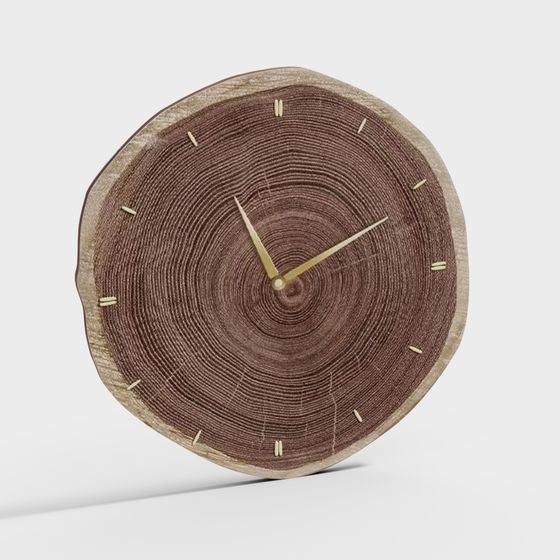 Horloge moderne en bois