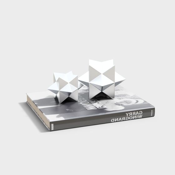 Origami Cat Low-Poly 3D Model