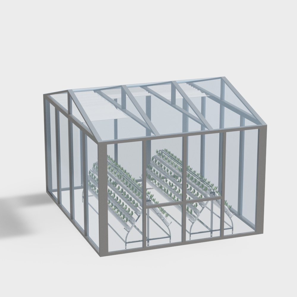 3D model of modern soilless cultivation