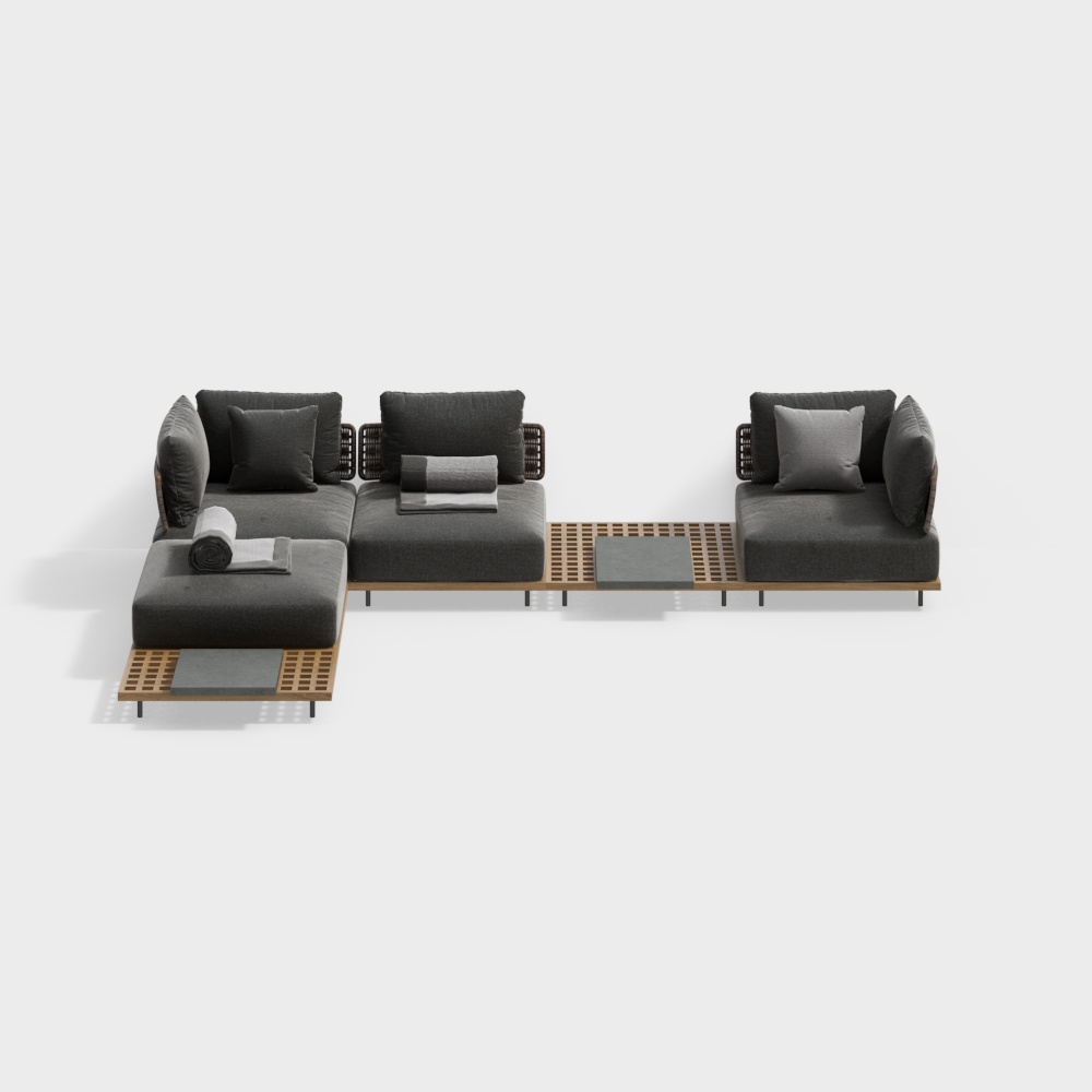 Minotti outdoor sofa