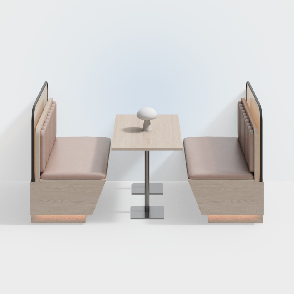 Stand-Sofa Stand Esstisch Stuhl Restaurant Boo