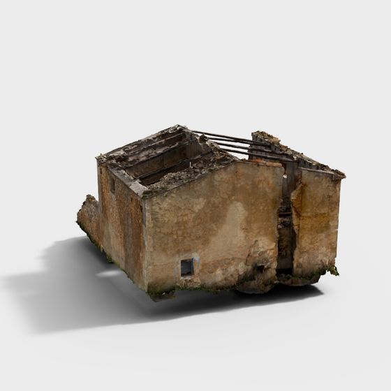 Abandoned Farmhouse 3D Model