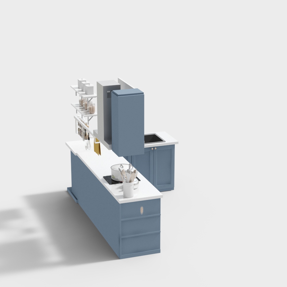 Modern bedroom apartment bedroom 3D model