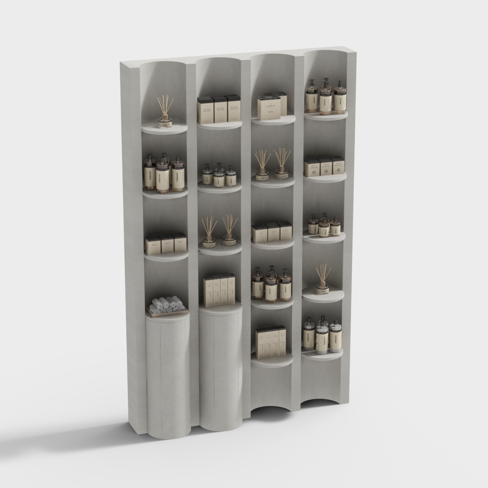 Cosmetics cabinet Skin care products display cabin