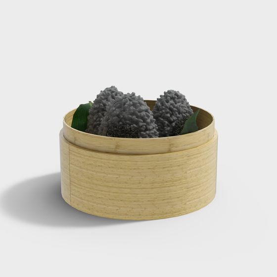 Bamboo Steamer 3D Model