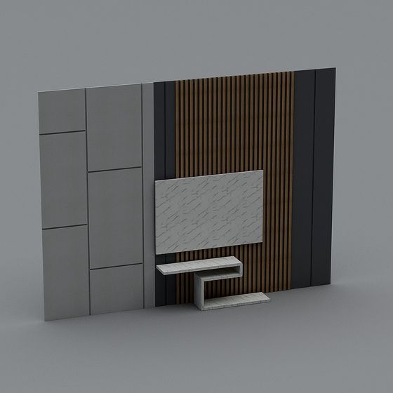 Minimalist Industrial-Inspired 3D Model