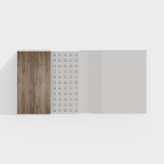 Urban Facade Panels 3D model for Creative Projects