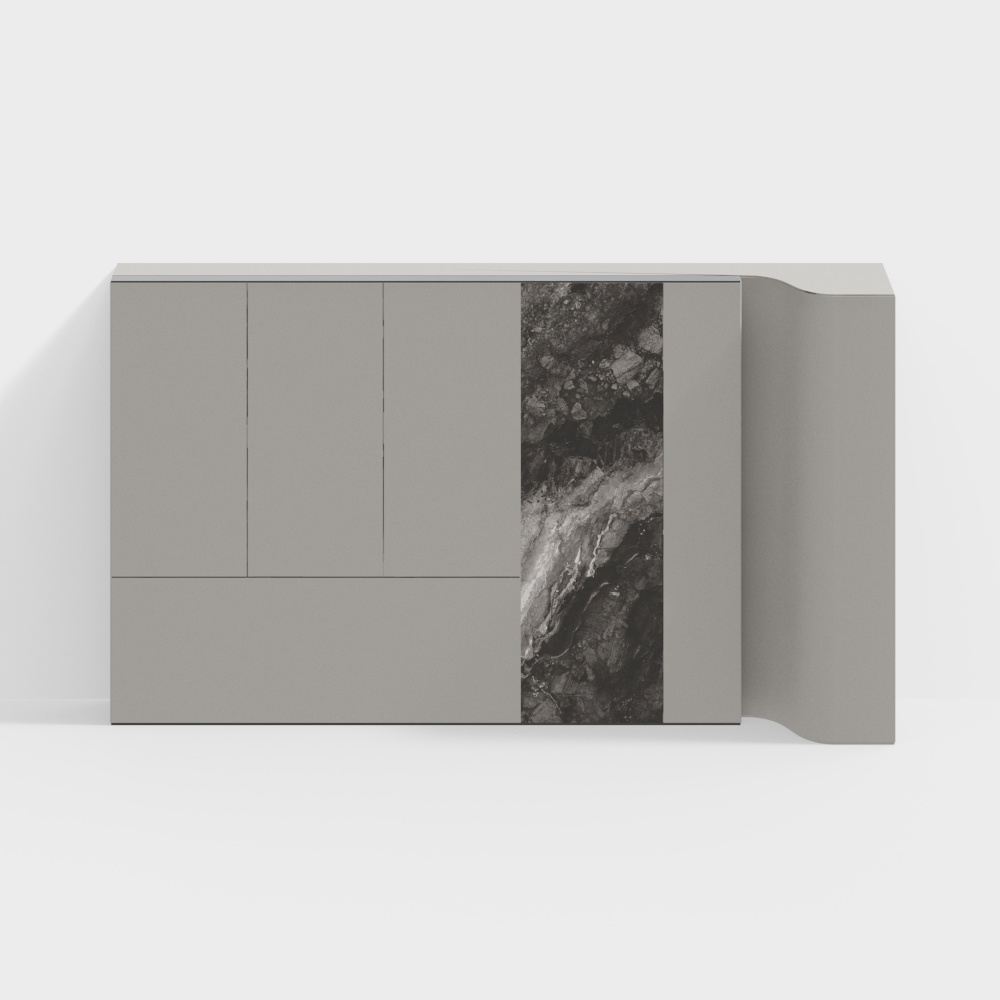 ผนังแบ็คกราวน์ทีวีสมัยใหม่