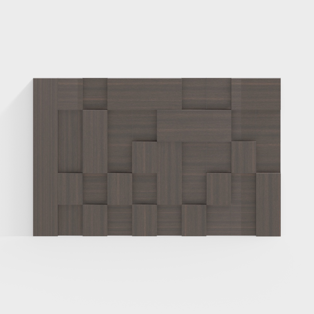 Solid Wood Background Wall