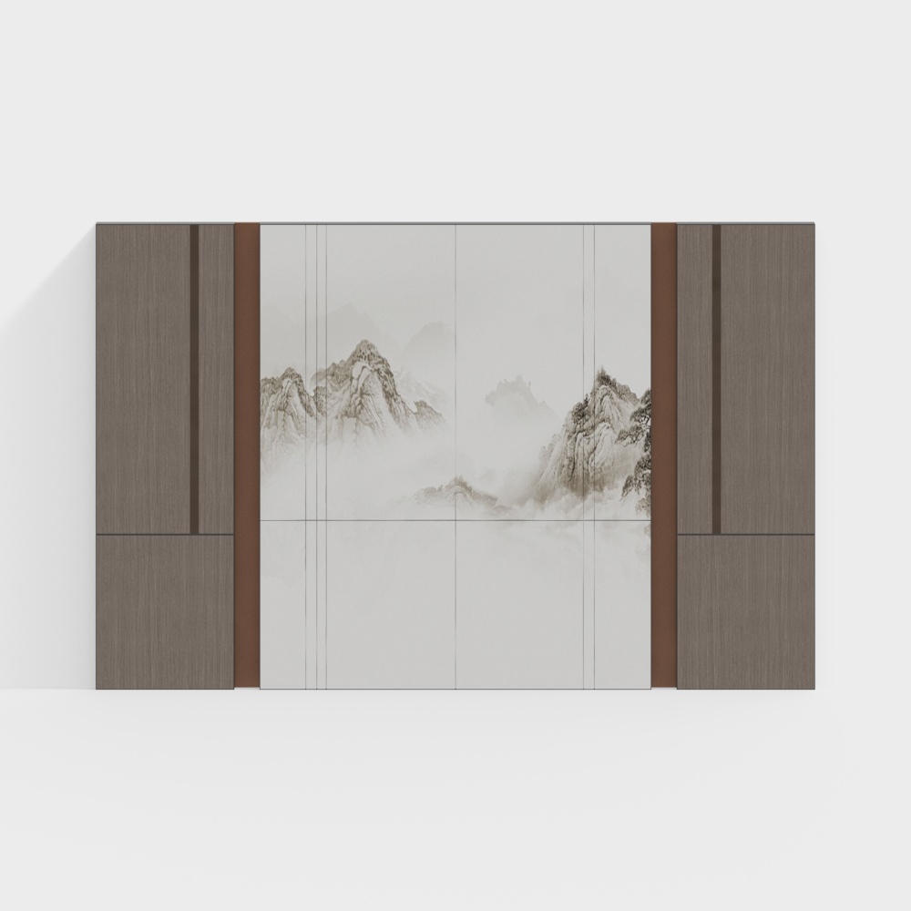 New Chinese-Style Background Wall