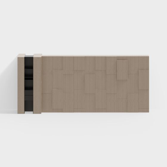 Urban Wall 3D model for Diverse Creative Projects