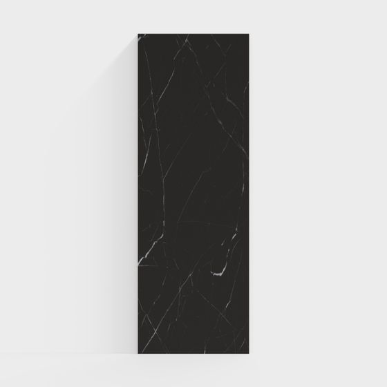Black Obsidian Wall Panel 3D model