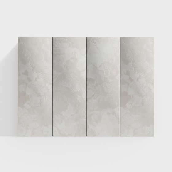 Low Poly High Detail Marble Panels 3D model